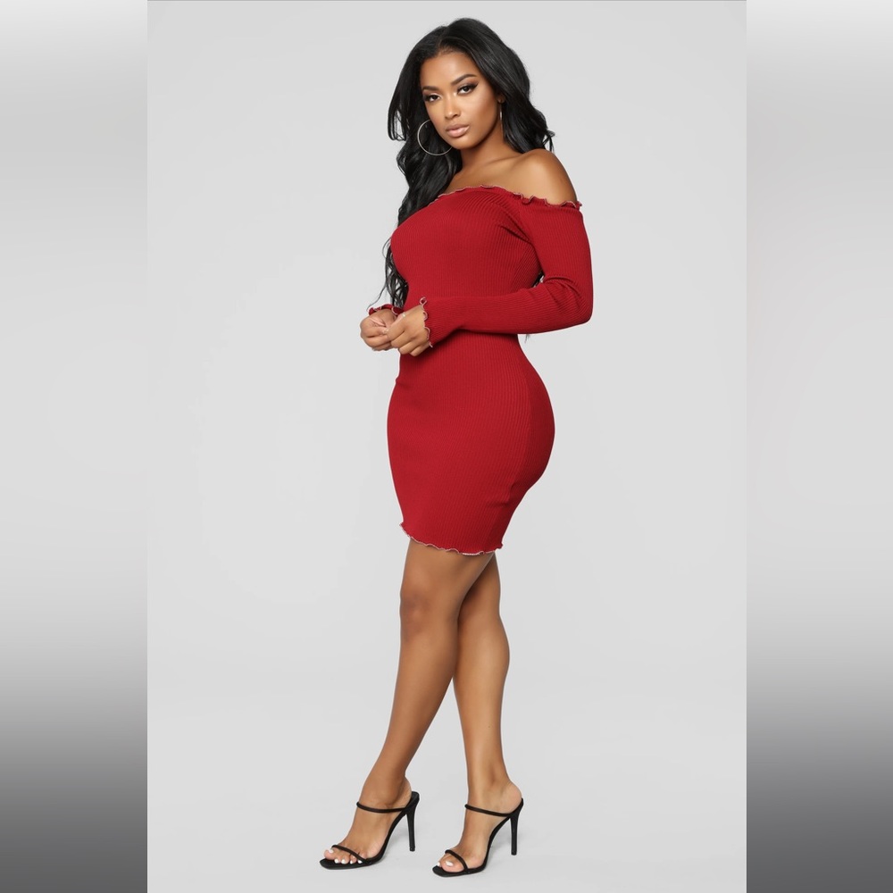 Ruby Ruffle Dress